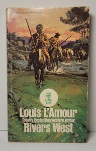 Louis L'Amour "Rivers West" First Bantam Book Edition Paperback 1975 - Picture 1 of 5