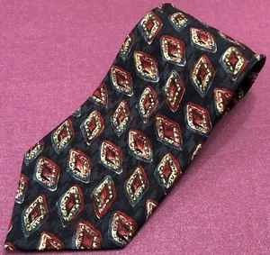 St Michael Herren Krawatte 100% Polyester Navy Bunt Marks And Spencer - Bild 1 von 5