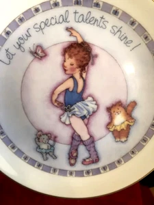 VTG Little Girl Ballerina Plate Wall or Shelf Decor "Lasting Memories" 1984 EUC - Picture 1 of 8