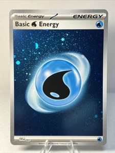 Pokémon TCG Basic Water Energy Scarlet & Violet 151  SVE EN 003 Holo