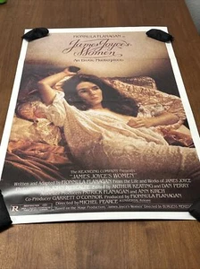 Vintage 1985 Original Movie Poster VHS Release JAMES JOYCE’S WOMEN 27" x 41" - Picture 1 of 12
