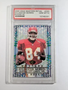 Tarjeta de novato Edge Masters Retail #230 Sylvester Morris 2000 RC PSA 10 - Imagen 1 de 2