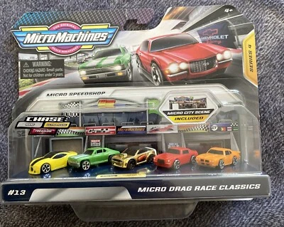 NEW 2021 Micro Machines Series 4 MICRO DRAG RACE CLASSICS CHASE Ultra Rare #13 - Image 1 of 4