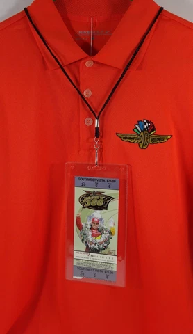 Ticket Pit Pass Credential Badge Holder & Lanyard New Cover