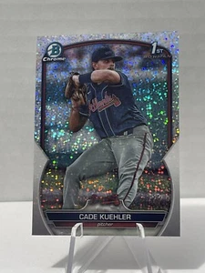 ๐ฅ CADE KUEHLER ATLANTA BRAVES * 2023 Bowman Chrome 1st SPECKLE REFRACTOR ๐ฅ - Picture 1 of 4