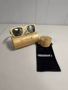 SAVAGE original bamboo polarized sunglasses- handmade! - Picture 1 of 24