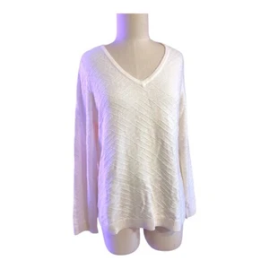 NEU MIT ETIKETT Chico's cremefarbener Pullover Größe 1 - Bild 1 von 6