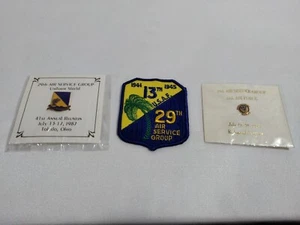 USAF 13th USAAF 29th Air Service Group SQUADRON 1941 - 1945 Patch & Pin Lot - Picture 1 of 9