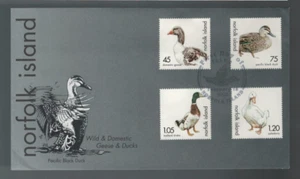 2000 NORFOLK ISLAND GEESE & DUCKS FDC - Picture 1 of 1