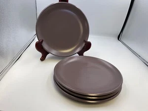 Calvin Klein Khaki Collection CARGO PLUM Salad / Dessert Plates Set of 4 - Picture 1 of 3