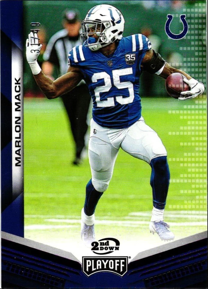 2019 Panini Playoff 2nd Down /49 MARLON MACK Indianapolis Colts #56 - Image 1 of 2