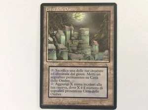 MTG The Dark land Italian City of Shadows Magic The Gathering Card - Picture 1 of 6
