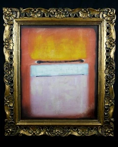 Vintage Framed Abstract Expressionism Acrylic on Canvas After Mark Rothko - Picture 1 of 13