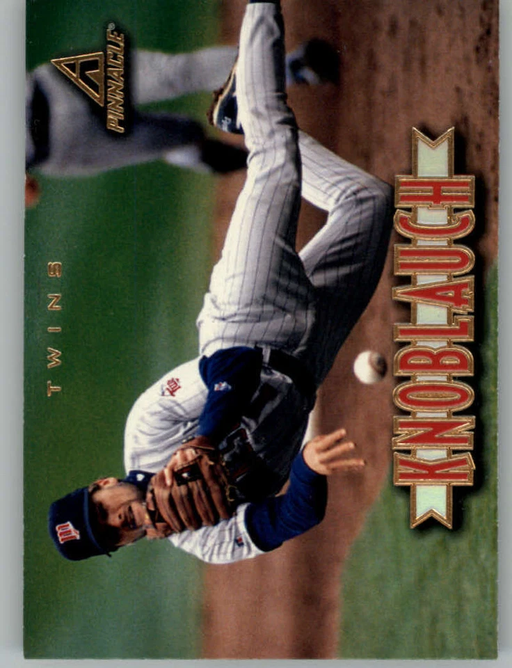 1997 New Pinnacle #108 Chuck Knoblauch NM-MT Twins  - Image 1 of 1