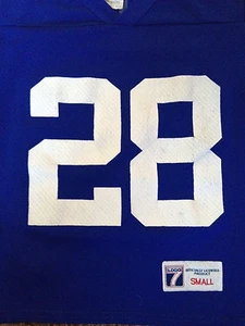 INDIANAPOLIS COLTS NFL # 28 FAULK FOOTBALL JERSEY BY LOGO 7 YOUTH SMALL(8) - Picture 1 of 11