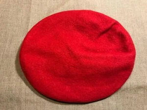 WWII British Army Style red wool airborne paratrooper baskenmütze - Bild 1 von 2