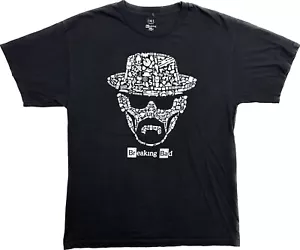 Breaking Bad T Shirt Mens Large Heisenberg Walter White Big Print Graphic Tee - Picture 1 of 4