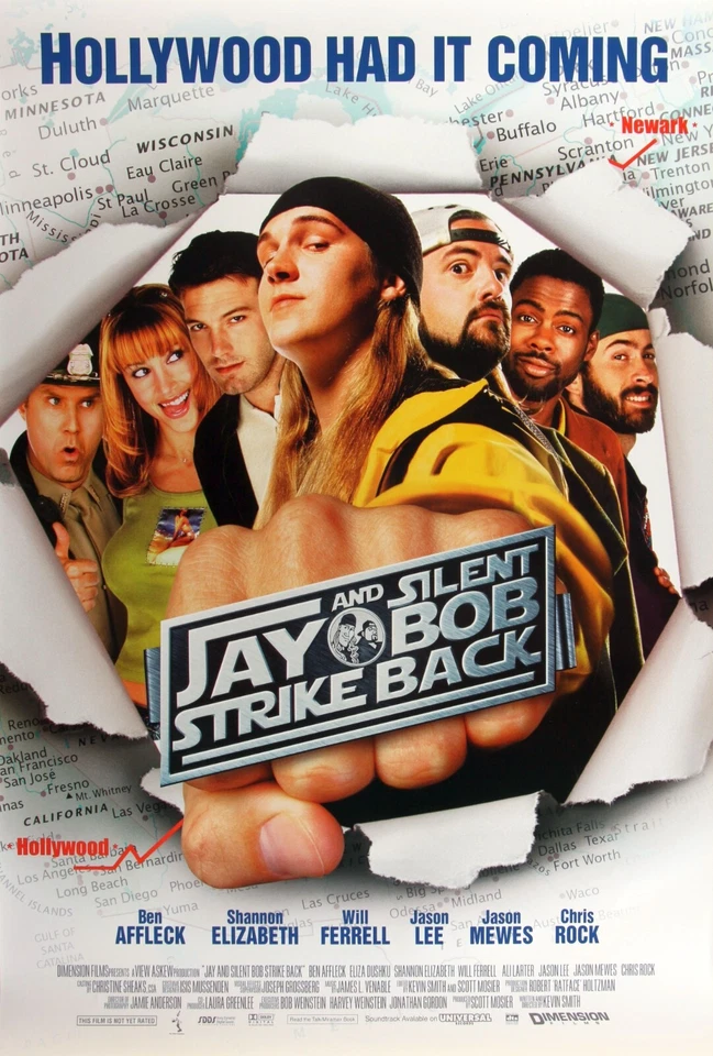 Jay and Silent Bob Strike Back - original movie poster - 27x40 2001