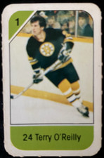 Rare Terry O'Reilly 1982-83 Mini Card Post Cereal #1 Boston Bruins