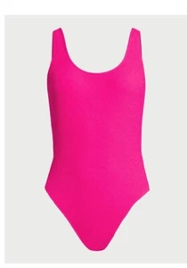 Women's LOVE & SPORTS Scrunchy Pink 1-Piece Swimsuit Plus Size XS (0-2) See Pics - Picture 1 of 15