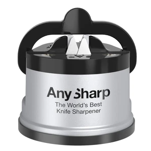 AnySharp World's Best Knife Sharpener, PowerGrip Suction, Original and Genuine