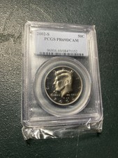 2002-S Silver Kennedy Half PR69DCAM PCGS Proof 69 Deep Cameo