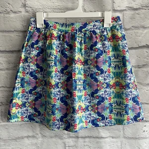 PREOWNED VICTORIAS SECRET COLORFUL PLEATED SKIRT SIZE 6 - Picture 1 of 5
