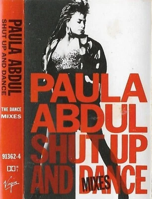 Paula Abdul  Shut Up And Dance (The Dance Mixes) CASSETTE ALBUM Electronic USA - Image 1 of 4