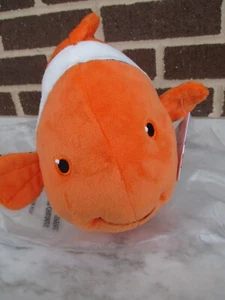 Peluche Kohl's Cares Clown Fish Salina Yoon 2016 ojos bordados naranja/blanco 15" - Imagen 1 de 5