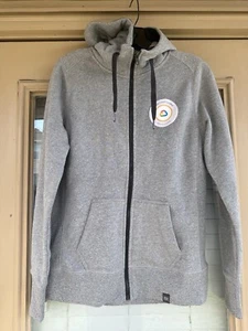 New Era Google Cloud Certified Woman’s Full Zip Sweatshirt Hoodie Gray Small - Picture 1 of 10