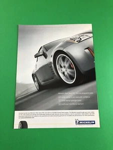 2004 2005 2006 NISSAN 350Z 350 Z ORIGINAL PRINT AD ADVERTISEMENT PRINTED A1 - Picture 1 of 1