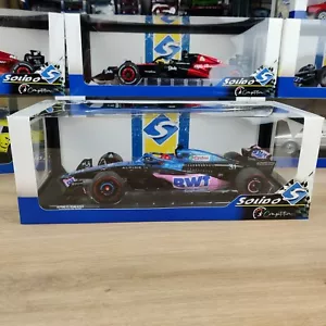 AUTO SOLIDA F1 ALPINE A 523 BLU E.OCON MONACO GP 2023 1:18 S1811001 - Foto 1 di 15