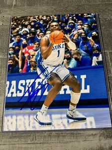 Trevor Keels Signed Photo COA Duke Blue Devils - Picture 1 of 2