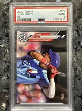 2020 TOPPS SERIES 1 #224 JUAN SOTO SP SHORT PRINT VARIATION PSA GRADED 9 MINT