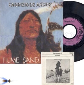 FABRIZIO DE ANDRE "FIUME SAND CREEK" RARO 45giri STAMPA TEDESCA - MINT - Foto 1 di 1
