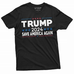 Camiseta Trump Save America Again DJT 2024 Let's Go Brandon Pro Trump - Imagen 1 de 9