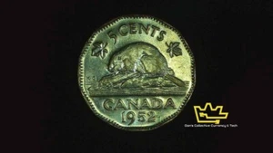 1952 Canada Five Cent Nickel High Grade - Circulated - Bild 1 von 2