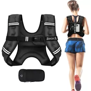 Weighted Vest, 5lbs/10lbs/12lbs/15lbs/20lbs/25lbs/30lbs Weight Vest with Detacha - Picture 1 of 9