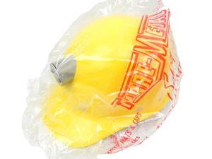 Casco di sicurezza giallo fibra di metallo super vetro 1969 NUOVO costruzione inutilizzato altro - Foto 1 di 6
