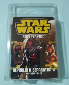 Star Wars Adversary Deck "Republic & Separatist II" Fantasy Flight Games RPG NEW - Picture 1 of 2