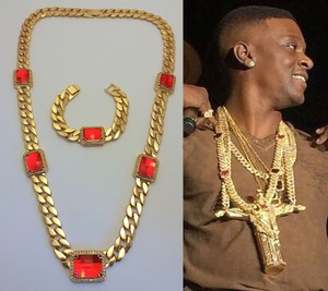 Gold Ruby Chain Necklaces \u0026 Pendants 