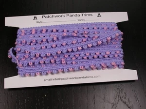 Mini Pom Puff Borde poliéster 5/16" (8 mm) 10 yardas - Imagen 1 de 10