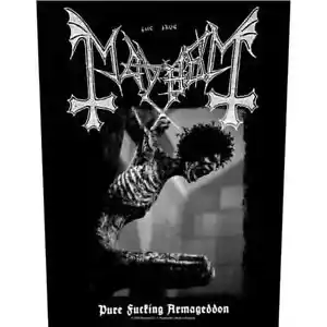 MAYHEM official XLG back patch - ARMAGEDDON - Picture 1 of 1