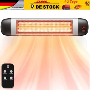 Infrarot Heizstrahler Terrasse 2500/1650/850 W Infrarotstrahler Timer DHL - Bild 1 von 10