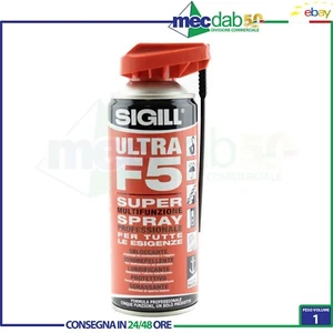 Spray Sbloccante Lubrificante Multifunzione Professionale 400 ml - Sigill F5 - Foto 1 di 3