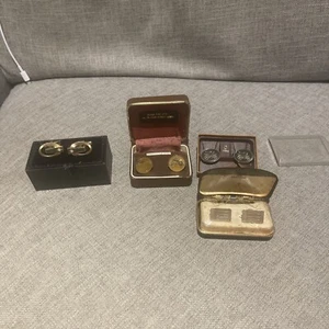 Vintage Manschettenknöpfe Job Lot. - Bild 1 von 5