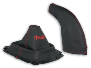 BOTA DE ENGRANAJES PARA MAZDA MX-5 NA 89-98 + BORDADO DE CUERO EBRAKE GAITER Miata ROJO - Imagen 1 de 4