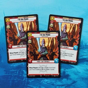 3x Ki-Adi-Mundi We Must Push On LOF Legends Of The Force PLAYSET SWU 146 U - Picture 1 of 2