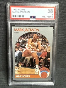 1990 Hoops Mark Jackson #205 Menendez Brothers in the Background - PSA 9 - Picture 1 of 2