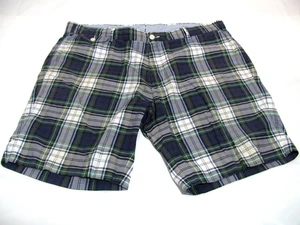 Polo Ralph Lauren Shorts Mens 36 Check Plaid Slim Fit Lightweight Chino Shorts - Picture 1 of 6